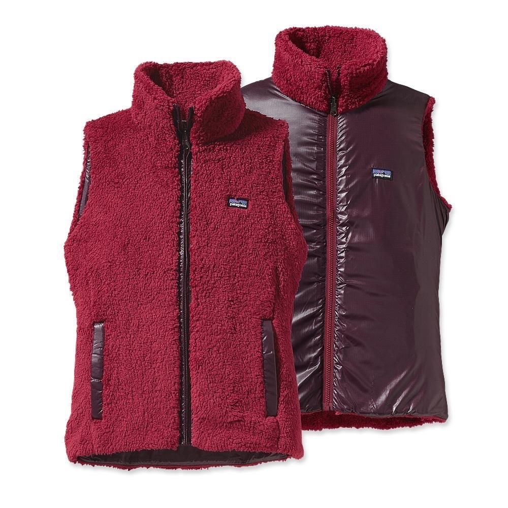 Patagonia Red Los Lobos Reversible Fleece Vest L